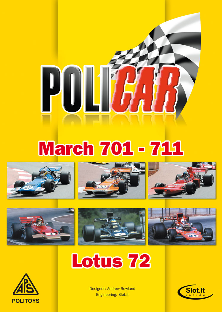 Policar Policar Lotus 72 + March 701 Broschure